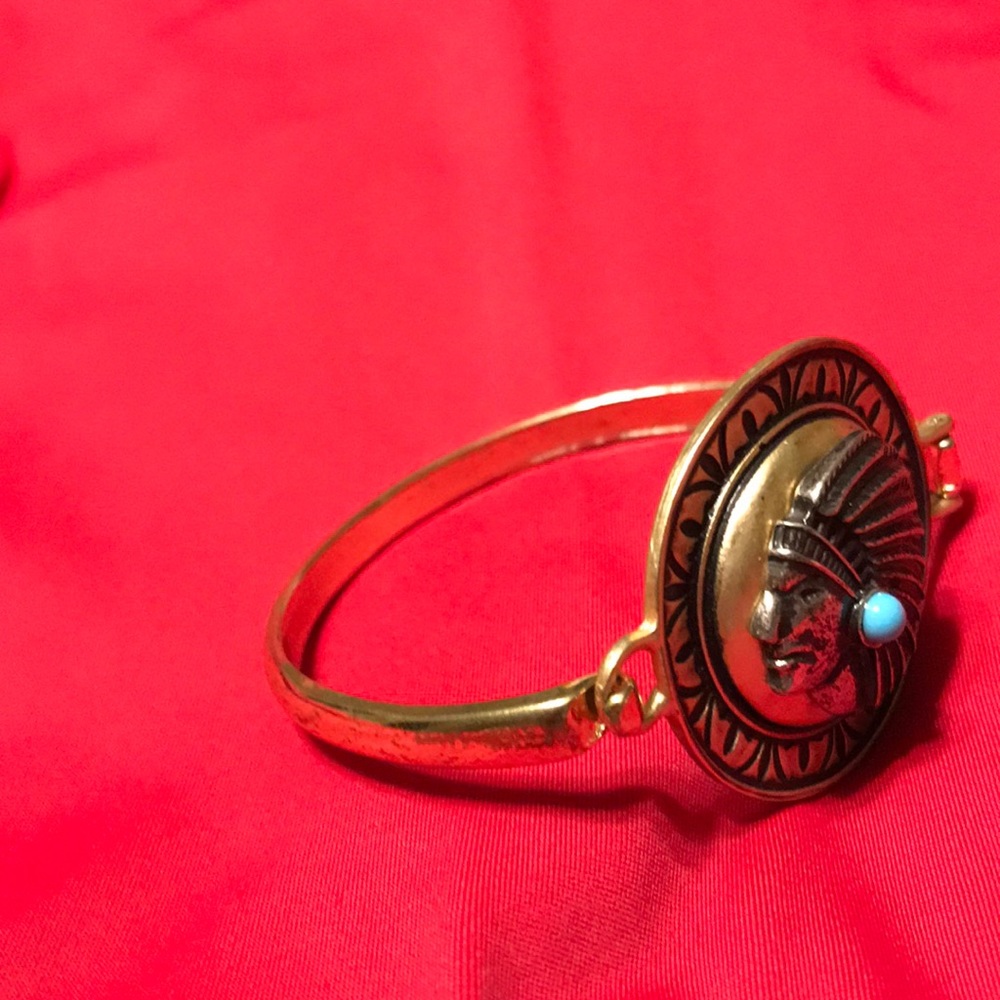 Native American Chief Bracelet - image 4